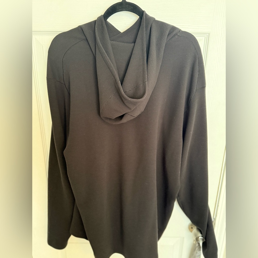 Lululemon shift stitch black hoodie. Size xxl. Athleisure - Picture 2 of 3